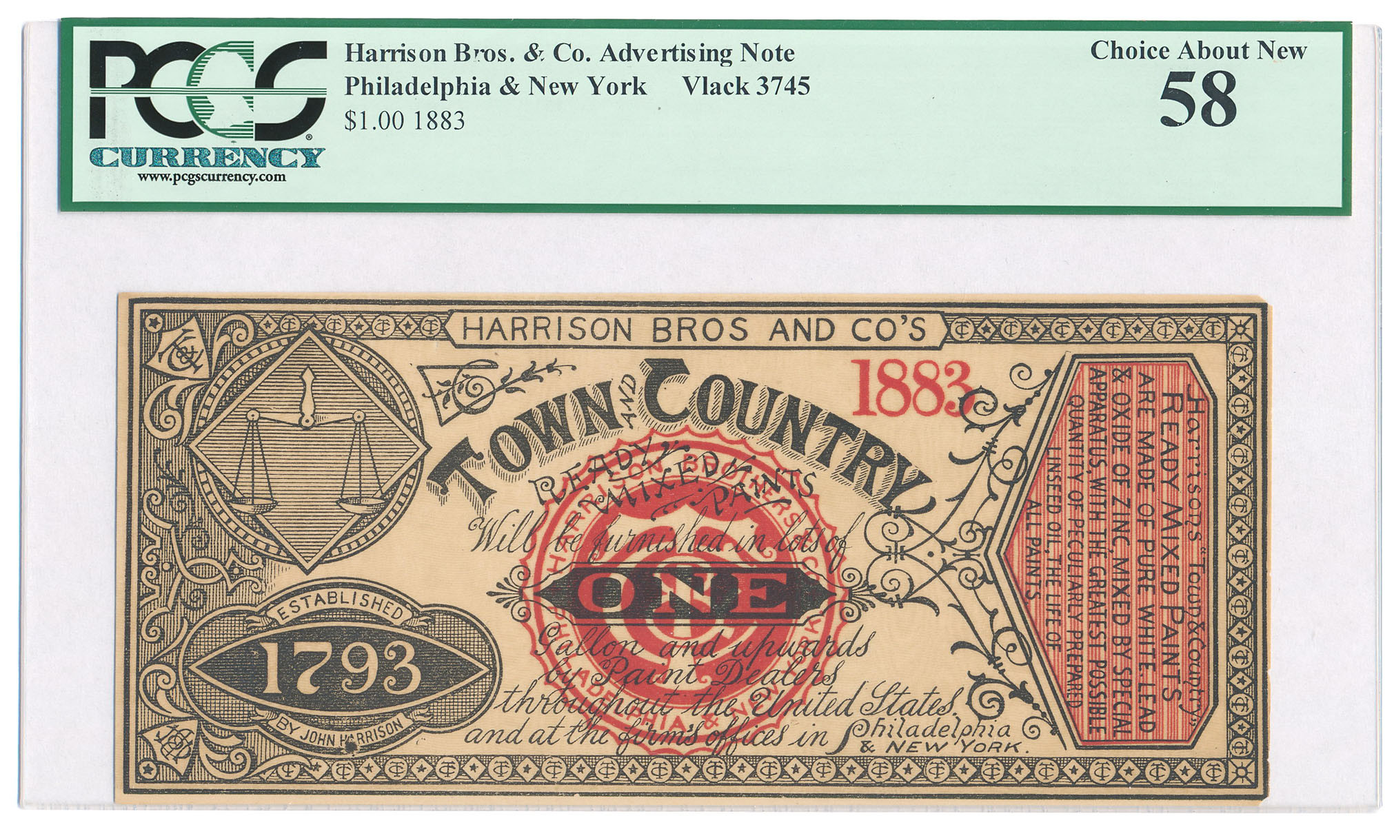 USA. 1 dolar 1883, Philadelphia & New York PCGS AU58